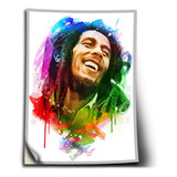 Adesivo Bob Marley Reggae Rasta Jha Auto Colante 84x60cm E