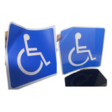 Adesivo Cadeirante Acessibilidade - Van, Ônibus,