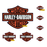 Adesivo Capacete Harley Davidson Clothes Refletiv
