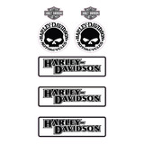Adesivo Capacete Harley Davidson Clothes Refletivo Kit Ktcp59 Fgc