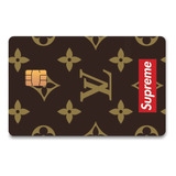 Adesivo Cartão De Crédito E Debito Supreme Louis Vuitton