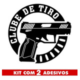 Adesivo Clube De Tiro Pistola Tx22