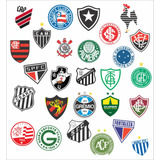 Adesivo Clubes Futebol Brasileirão Escudo Time