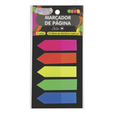 Adesivo Colorido Marcador De Pagina Lembrete Colante