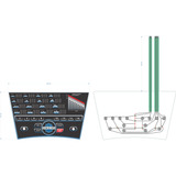 Adesivo Com Membrana Painel X-4 G2 14 Teclas Com Programa
