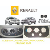 Adesivo Comando Ar Condicionado Renault Clio