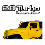 Adesivo Compatível 2.8 Intercooler Troller 2003-2005