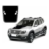 Adesivo Compatível Faixa Sport Duster Personalizado F246 Cor Preto