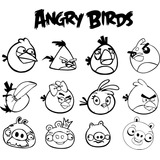 Adesivo De Parede Angry Birds Din016