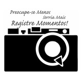 Adesivo De Parede Câmera Fotográfica Antiga Retrô Frase