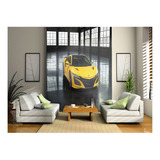 Adesivo De Parede Carro Honda Acura Nsx Amarelo M² Car167