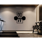 Adesivo De Parede Para Academia Do It 50cm X 48cm
