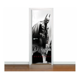 Adesivo De Porta Batman Arkham City