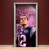 Adesivo De Porta Futebol Americano Nfl Tom Brady 215x80cm