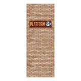 Adesivo De Porta Plataforma 9 3/4 Harry Potter Mod. 977