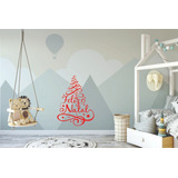 Adesivo Decoração De Parede Natalina Árvore De Natal 2 48cm