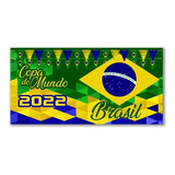 Adesivo Decorativo Copa Do Mundo Brasil P/ Vitrine, 70x3,20m