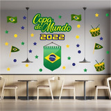 Adesivo Decorativo Copa Do Mundo P/