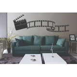 Adesivo Decorativo De Parede Rolo Filme Claquete Cinema 2
