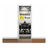 Adesivo Decorativo De Porta Fórmula 1 Renault Team F1