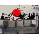 Adesivo Decorativo Papel De Parede Jardim Oriental Japonês