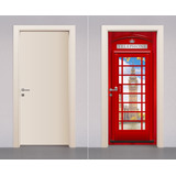 Adesivo Decorativo Porta Cabine Telefonica Londres