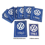 Adesivo E Porta Documento Carro Antigo Volkswagen