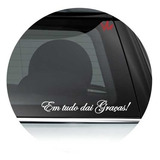 Adesivo Em Tudo Dai Graças! Carro Moto Rebaixado