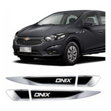 Adesivo Emblema Chevrolet Onix Resinado Cromado