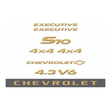 Adesivo Emblema Compatível S10 Executive Ano