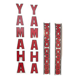 Adesivo Emblema Dt180 Yamaha Monocross Dt 180 Vermelho Jogo