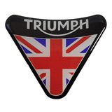 Adesivo Emblema Escudo Moto Triumph Capacete Resinado 4x5cm