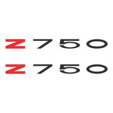 Adesivo Emblema Kawasaki Z750 Vermelho Z750a1