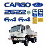 Adesivo Emblema Resinado Compatível Cargo 2622e 6x4 Completo