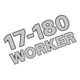 Adesivo Emblema Resinado Volkswagen 17-180 Worker