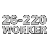 Adesivo Emblema Resinado Volkswagen 26-220 Worker