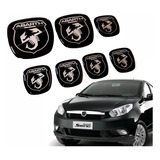 Adesivo Emblemas Grand Siena Abarth Black