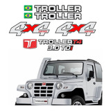 Adesivo Emblemas Troller 3.0 Tdi 4x4