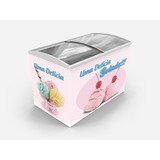 Adesivo Envelopamento Freezer De Sorverte Açai Picole Mod01