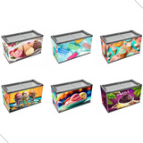 Adesivo Envelopamento Freezer Horizontal Sorvete Acai