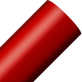 Adesivo Envelopamento Jateado Vermelho Carro 4mx1,38m