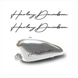 Adesivo Escrita Harley Davidson Tanque Hd Lettering