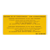 Adesivo Etiqueta Ar Condicionado Astra 1999