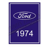 Adesivo Externo Ford 1974 Corcel
