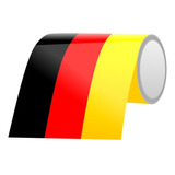 Adesivo Faixa Bandeira Alemanha Frontal Grade Ou Painel