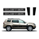 Adesivo Faixa Lateral E Capo Para Renault Duster 19543 Cor Preto