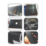 Adesivo Fibra Carbono 3d Celular Notebook Carro 1m X 60cm