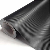 Adesivo Fibra Carbono Envelopamento Automotivo 30cm