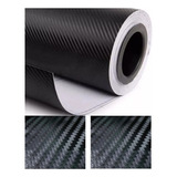 Adesivo Fibra De Carbono 200x 60cm Envelopamento Moldável