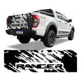 Adesivo Ford Ranger Faixa Tampa Traseira